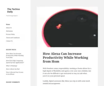 Thetechnodaily.com(Technology Raptor) Screenshot