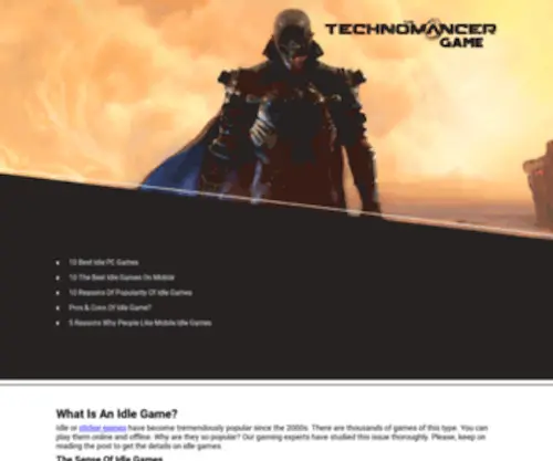 Thetechnomancer-Game.com(The Technomancer) Screenshot