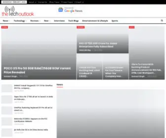 Thetechoutlook.com(The Tech Outlook) Screenshot