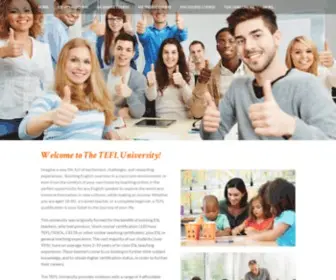 Thetefluniversity.com(The TEFL University) Screenshot