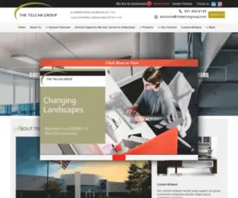 Thetelcargroup.com(Contract Furnishings & Facility Solutions) Screenshot