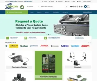 Thetelecomshop.co.uk(Telephone Systems) Screenshot