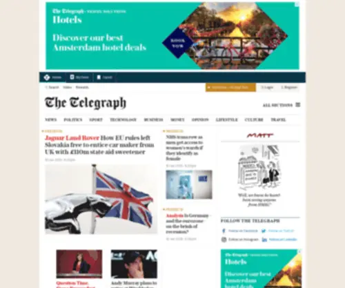 Thetelegraph.co.uk(The Telegraph) Screenshot