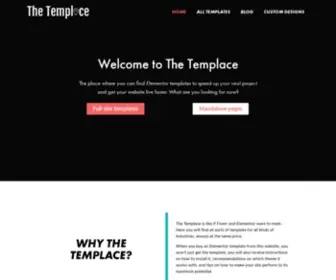 Thetemplace.com(The Templace) Screenshot