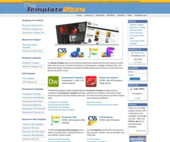 Thetemplatestore.com(Dreamweaver templates) Screenshot