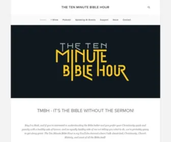 Thetenminutebiblehour.com(The Ten Minute Bible Hour) Screenshot