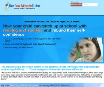 Thetenminutetutor.com(Thetenminutetutor) Screenshot