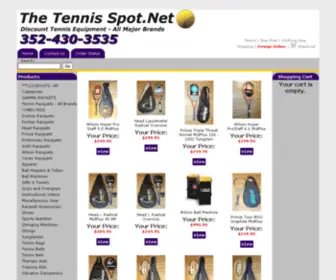 Thetennisspot.net(The Tennis Spot) Screenshot
