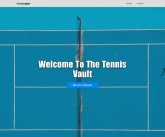 Thetennisvault.com(Tennis Training) Screenshot