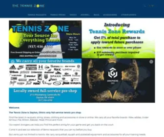 Thetenniszone.com(The Tennis Zone Tennis Zone) Screenshot