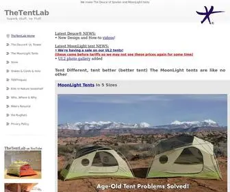 Thetentlab.com(TheTentLab Home) Screenshot