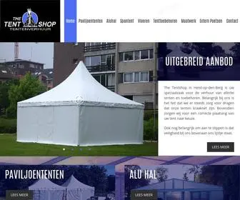 Thetentshop.be(Tentenverhuur The Tentshop in Heist) Screenshot