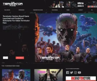 Theterminatorfans.com(The Terminator Fans) Screenshot