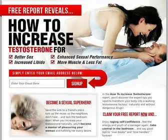 Thetestosteronesecret.com(Free Report) Screenshot