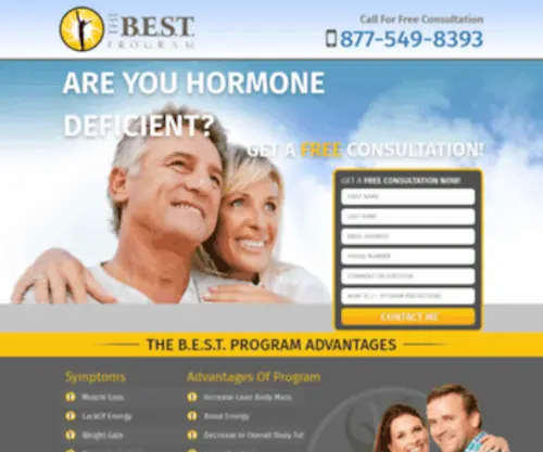 Thetestosteronetest.com(TRT Therapy) Screenshot