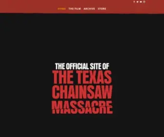 Thetexaschainsawmassacre.com(The Original Texas Chainsaw Massacre) Screenshot