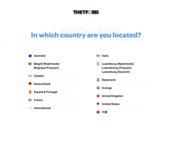 Thetford-Europe.com(Thetford) Screenshot