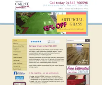 Thetfordcarpetwarehouse.com(Visit Us At Thetford Carpet Warehouse) Screenshot