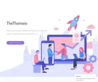 Thetheme.io(Website Templates for Startups) Screenshot