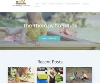 Thetherapysandbox.com(The Therapy Sandbox) Screenshot