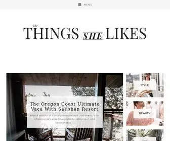 Thethingsshelikes.com(The Things She Likes) Screenshot