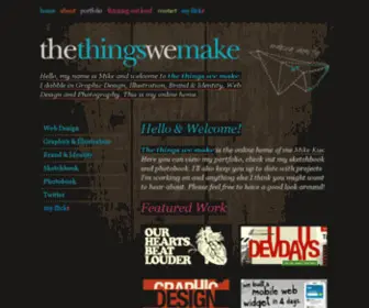 Thethingswemake.co.uk(Thethingswemake) Screenshot