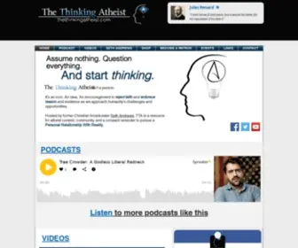 Thethinkingatheist.com(The Thinking Atheist) Screenshot