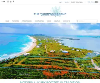 Thethompsongroupbahamas.com(Abaco Real Estate & Homes for Sale) Screenshot