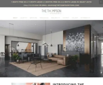 Thethompsonktown.com(The Thompson) Screenshot