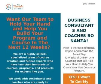 Thethoughtleaders.co(Thought Leaders Program Creation Coaching) Screenshot