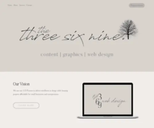 Thethreesixnine.com(Our 3) Screenshot