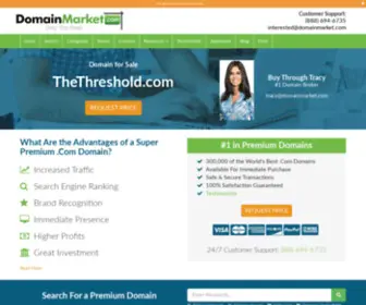 Thethreshold.com(Forsale Lander) Screenshot