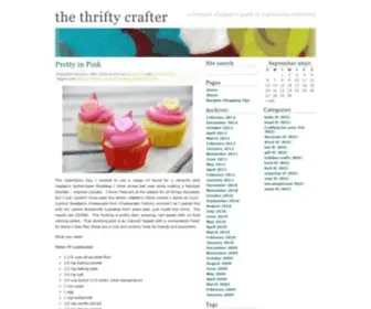 Thethriftycrafter.com(Thethriftycrafter) Screenshot