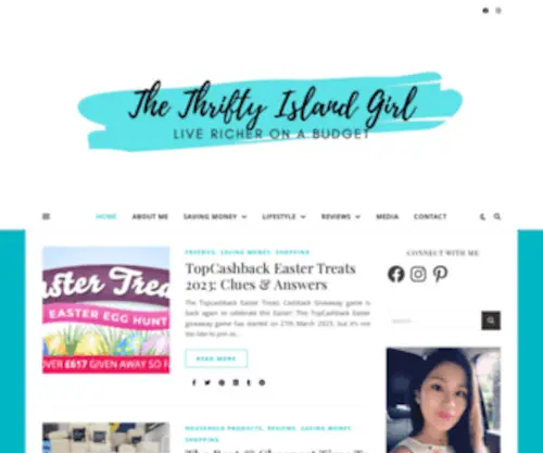 Thethriftyislandgirl.com(The Thrifty Island Girl) Screenshot