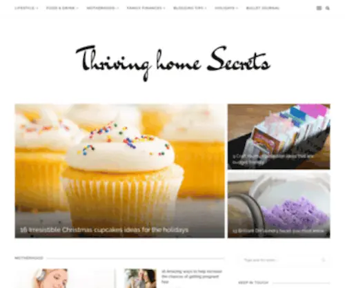 Thethrivinghomesecrets.com(Thriving home secrets) Screenshot