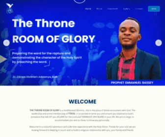 Thethroneroomofglory.org(Just another Churchplus site) Screenshot