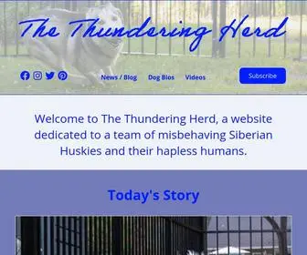 Thethunderingherd.com(The Thundering Herd) Screenshot
