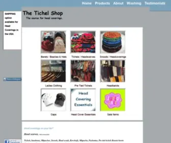 Thetichelshop.com(The Tichel Shop) Screenshot