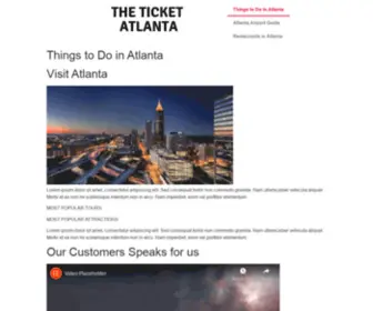 Theticket-Atlanta.com(Theticket Atlanta) Screenshot