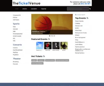 Theticketvenue.com(The Ticket Venue) Screenshot