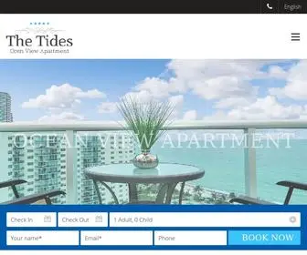 Thetidesoceanviewapartment.com(The Tides Ocean View Apartment) Screenshot