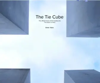 Thetiecube.com(The Tie Cube) Screenshot