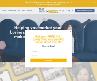 Thetiktokcoach.ca(Tiktok for Business) Screenshot