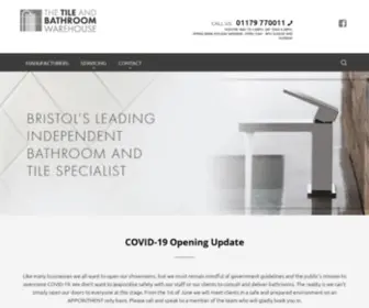 Thetileandbathroomwarehouse.com(The Tile and Bathroom Warehouse) Screenshot