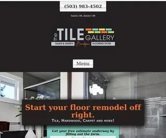 Thetilegallery.com(Flooring & Tile Store Serving Salem and Keizer) Screenshot