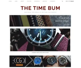 Thetimebum.com(The Time Bum) Screenshot