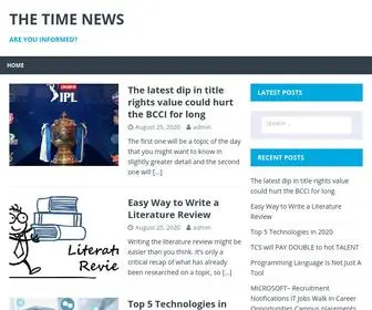 Thetimenews.in(Thetimenews) Screenshot