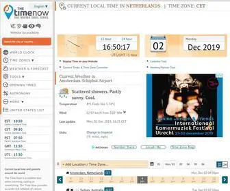 Thetimenow.com(The Time Now) Screenshot