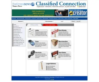 Thetimesnewsclassifieds.com(Burlington) Screenshot