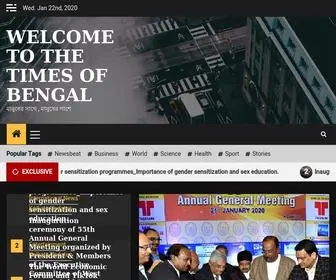 Thetimesofbengal.com(The Times of BengalDiscover the art of Journalism) Screenshot